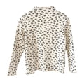 thumbnail image 4 of Mnyotv Girls' Long Sleeve T Shirt Spring Fall Clothes Polka Dot Printed Crewneck Tops Baby Girl Undershirts Size 7-8Y, 4 of 9