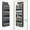Original Grey, variant on General Gray Over Door Organizer with 4 Large Clear Pockets, Neutral Hanging Door Storage for Closet, Bathroom, Bedroom, Dorm, Nursery, Toys, Toiletries