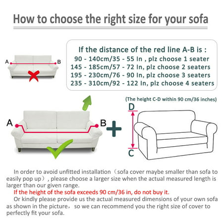 Chair Sofa Couch 4 Seater Covers Full, How Do I Choose The Right Size Sofa