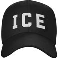 thumbnail image 2 of Ice Hat Adjustable Strap Baseball Cap, Unisex, 2 of 8