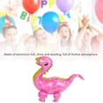 thumbnail image 3 of Giant Dinosaur Balloon Set Aluminum Foil 93cm Cute Animals Self Standing Dinosaur Balloon for Party Birthday Decorations Supplies Pink, 3 of 9