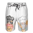 thumbnail image 3 of Fotbe Little Chef Gnome Trajes de Baño Estampados para Hombre, Shorts de Verano de Secado Rápido, Ropa de Playa, Bañadores-X-Large, 3 of 6