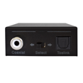 thumbnail image 4 of Adaptador convertidor de audio digital óptico a coaxial o coaxial a óptico, repetidor/convertidor de señal de audio coaxial digital bidireccional a/desde SPDIF óptico (Toslink), 4 of 5