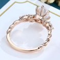 thumbnail image 5 of Jewelerix Beautiful Oval Cut 1.30 CT Ring Engagement Moissanite Diamond 14K Rose Gold Ring Birthday Gift for Sister, 5 of 6