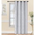 thumbnail image 1 of Jacquard Grommet Panel, 54x84 Inch, Grey, One Panel, 1 of 2