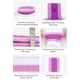 thumbnail image 1 of Conjunto De Bandas Para El Sudor Conjunto De Bandas Para El Sudor 3pcs / set Sweatbands Set Colorful Hair Band Brace Wraps para gimnasio (blanco púrpura), 1 of 8