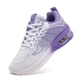 thumbnail image 2 of KANG Fashion Women's Two-Tone Lace-Up Sneakers, Breathable Mesh Running Shoes, Lightweight and Comfortable Casual Walking Trainers for Outdoor Sports Purple 36, 2 of 9