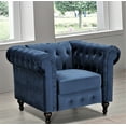 thumbnail image 3 of Uspridefurniture Shamblin Rolled Arm Wide Tufted Chesterfield Chair, 3 of 5