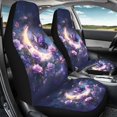 thumbnail image 4 of XYZCANDO Butterfly Moon Car Seat Covers Durable Waterproof Car Front Seat Covers car Front Seats Automotive Interior, Auto Accessories Elastic SUV Van, 4 of 10