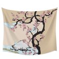thumbnail image 1 of Japanese Kitchen Sakura Texture Tapestry Wall Hanging Boho Tapestry Wall Home Bedroom Living Room Decor Hanging Cloth, 1 of 1