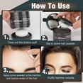 thumbnail image 3 of Hairline Powder Root Touch Up, Hairline Shadow Powder Stick for Women & Men Instant Conceals Grays, Quick Root Cover Up, Hair Fibers for Thinning Hair (Dark Brown), 3 of 8