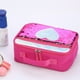 thumbnail image 2 of BRIGHTFUFU Bolsa de almuerzo portátil para niños Paquete de aislamiento de lentejuelas Papel de aluminio Bolsa térmica de picnic Bolsa de almacenamiento de conservación de comidas (rojo), 2 of 8