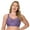 Purple Cushion Dot, variant on Comfort Revolution Shaping Wireless Bra DF3488 Color: Upstate Blue Dot Size: X LARGE