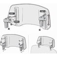 thumbnail image 3 of Motorcycle Windshield for BMW R1200GS R1250GS, Adjustable Height 280mm Transparent, 3 of 5