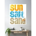 thumbnail image 2 of Bloom Theory Sun, Salt, Sand Poster Wall Art, Modern Wall Decor, 12x18 UNFRAMED, 2 of 3