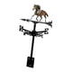 thumbnail image 5 of Veleta de metal con forma de caballo, diseño vintage, dirección del viento en el techo Estilo C, 5 of 9