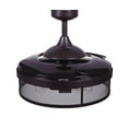 thumbnail image 4 of Fanaway 51107001 Meridian 48-inch Oil Rubbed Bronze and Amber AC Ceiling Fan with Light, 4 of 9