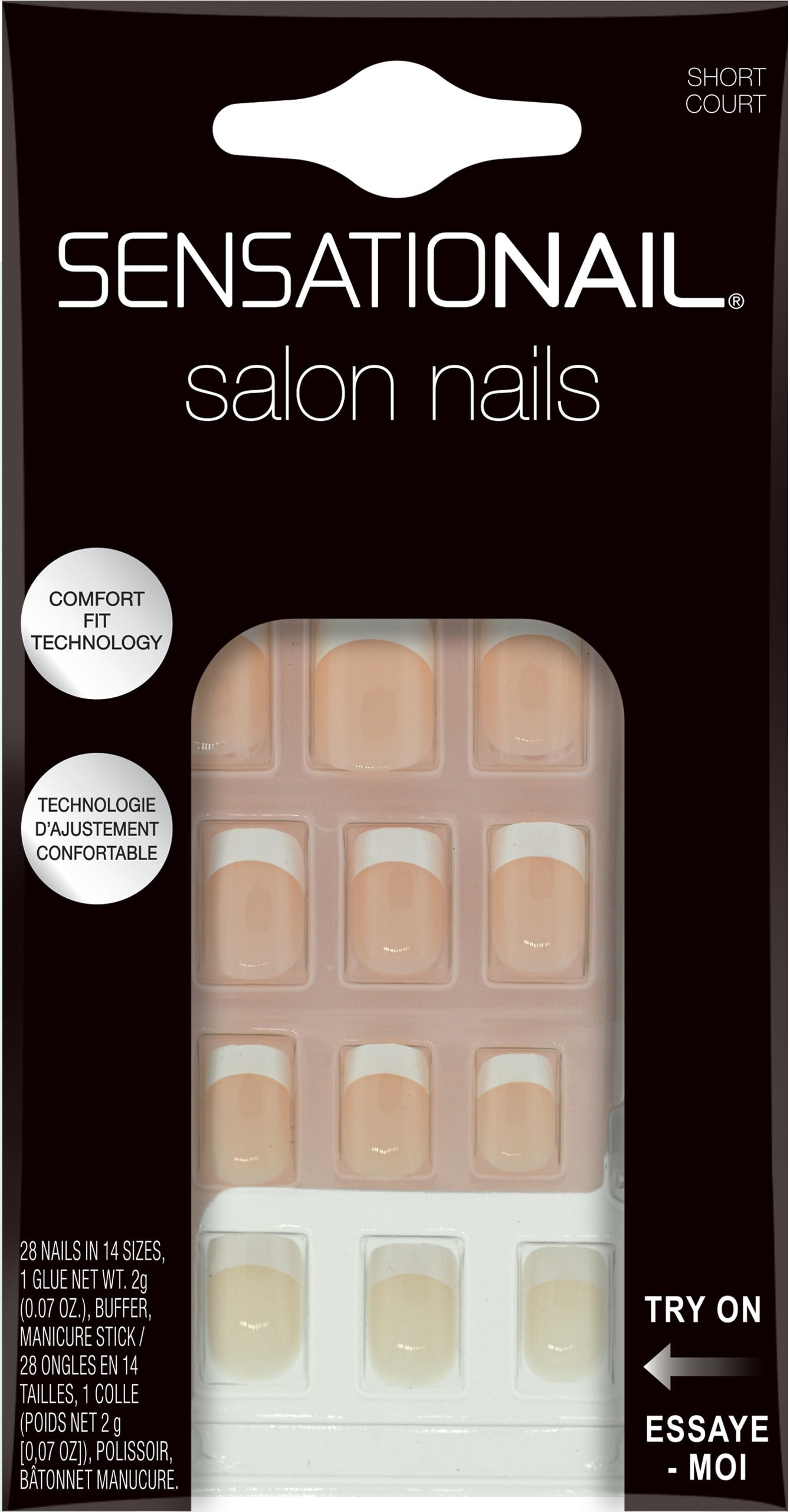 Sensationail Salon Nails French Manicure
