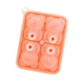 thumbnail image 3 of Little Bear Shape Ice Mold 4 Grids Silicone Ice Block Mould for Making Ice Cream Cake Candle Pink, 3 of 6