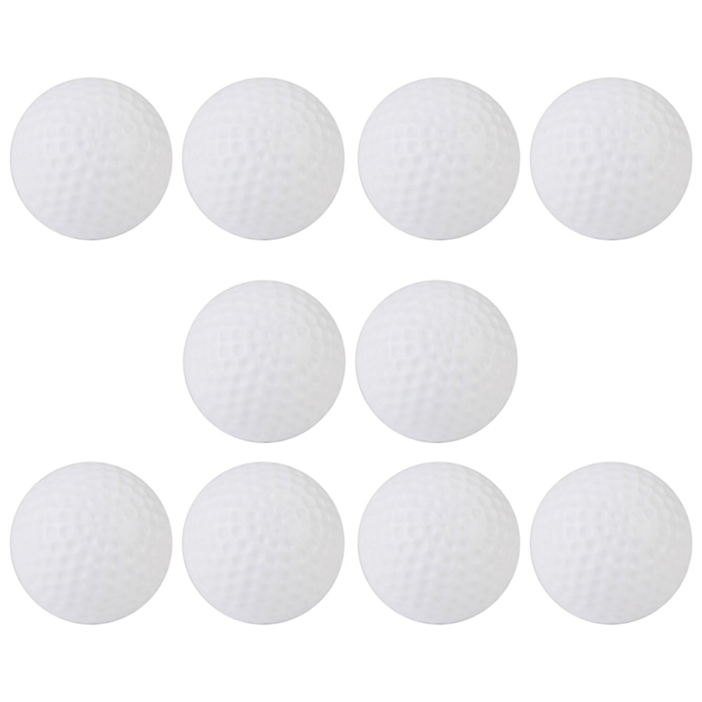 SANWOOD Golf Ball 10Pcs Hollow Practice Golf Sports Gym Playing Ball