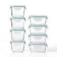 thumbnail image 1 of Open Box Glasslock Mini 5 & 7 Oz Tempered Glass Food Storage Container Set, 8Pc, 1 of 7