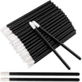 thumbnail image 1 of 100 Pieces Lip Brush, Disposable Lip Brushes, Microfiber Lint Free Cleaning Sticks, 1 of 5