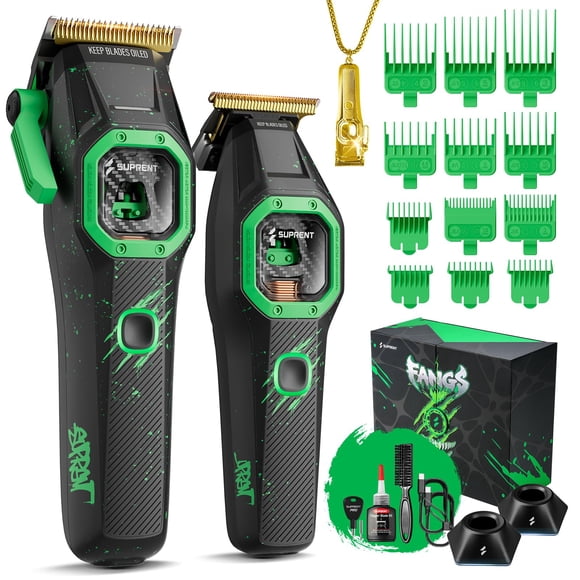 Máquina de cortar cabello SUPRENT FANGS con control de velocidad AI de 13.000 RPM