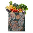 thumbnail image 1 of Artistic Paisley Pattern Reusable Grocery Bag - Foldable Tote with Vintage Geometric Art, Large Capacity & Eco-Friendly, 1 of 6