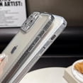 thumbnail image 3 of for iPhone 7/8 Sparkly Cute Transparent Case, Soft Silicone TPU, Camera Raised Protection, Anti-Slip and Anti-Shock, Glittering Suitable for Women, Girls - Clear, 3 of 7