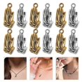 thumbnail image 5 of Hands Pendant Alloy Prayer Charms for Jewelry Making 100Pcs Golden, 5 of 5