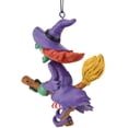thumbnail image 6 of Tree Buddees Spooky Flying Witch on Broomstick Halloween Christmas Ornaments, 6 of 8