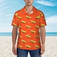 thumbnail image 2 of Haiem tortilla tacos Printed Hawaiian Shirt for Men - Men’s Casual Beach Summer Shirts - Stretch Fabric with Modern Fit,XX-Large, 2 of 7