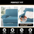thumbnail image 4 of Cushion Cover for T Cushion Sofa (Medium, Storm Blue), 4 of 7