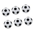 thumbnail image 2 of jinwen 6 Pcs 32mm Ballons de Soccer de Table Soccer de Bébé Remplacement Noir, 2 of 8