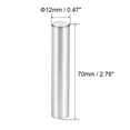 thumbnail image 3 of Uxcell Steel Pin 304 Stainless Steel Dowel Pin Cylindrical Shelf Support Pin 12mm X 70mm Silver 3pcs, 3 of 5