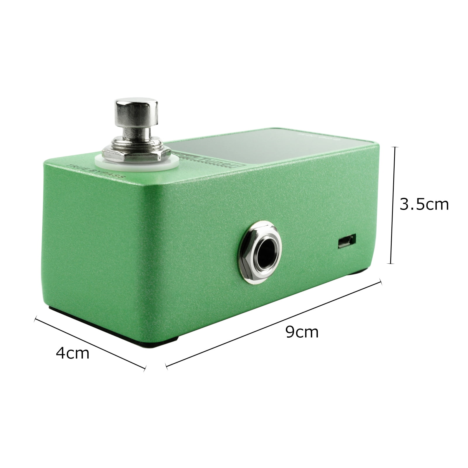 Ammoon M-VAVE  Tuner Pedal LED Display with True Bypass for Chromatic Guitar Bass