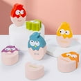 thumbnail image 3 of OUSITAID Kids Cartoon Chick Puzzle Kids Color Shape Match Developmental Learning Toy for Children Kids Gift, 3 of 6