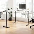 thumbnail image 1 of Move 60 Series 60W L Shaped Standing Desk in White - Engineered Wood, 1 of 7