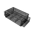 thumbnail image 4 of Stand Wriser, Organizador de escritorio de la computadora portátil de soporte de computadora con cajón y soporte para bolígrafo para el hogar, Negro, 4 of 8