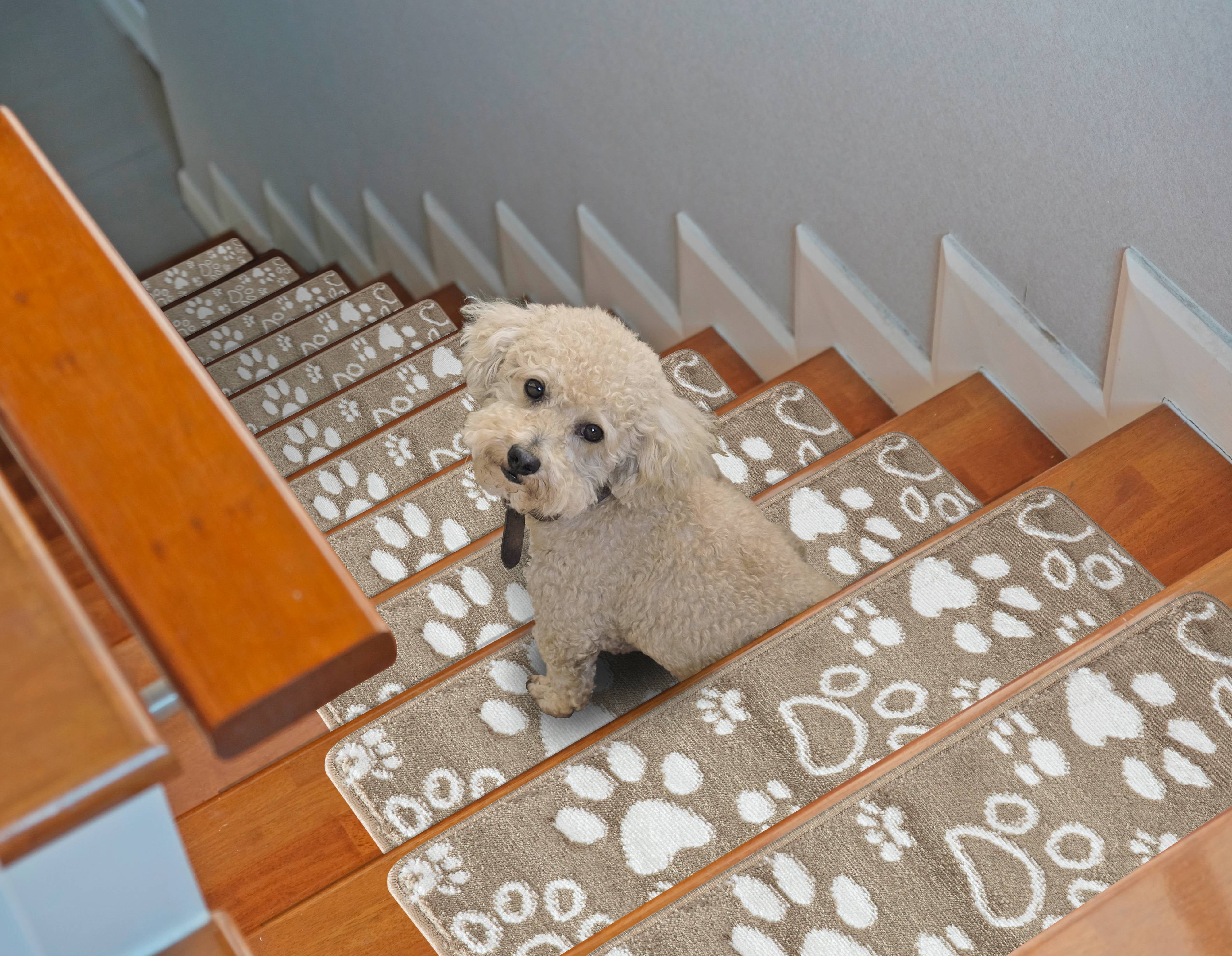 Stair Treads 9 inch by 28 inch by sussexhome Paw Collection Trellis