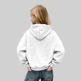thumbnail image 5 of YDFCWXW Sparkly Angel Wing Pullover Hoodie for Girls Casual Oversized Hooded Sweatshirt Long Sleeve Tops (White, 8-9 Years), 5 of 8