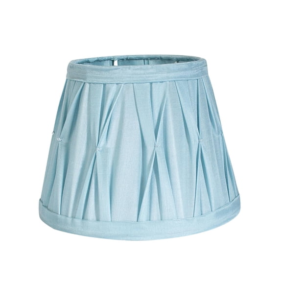 Fzaqwen Fabric Lampshade Drum Elegant Simple Table Lamp Shade for Farmhouse Home Bar Blue