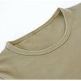 thumbnail image 4 of Lilax Girls' Round Neck Basic Long Sleeve Cotton T-Shirt Olive Green 2 Years, 4 of 7