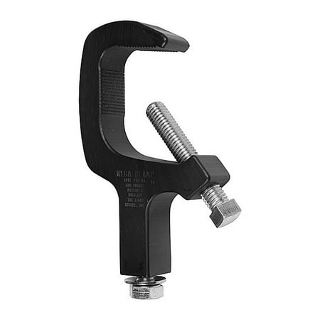 Light Source Mega Clamp - The Light Source Mega Clamp with Zinc Bolt, Black Anodized
