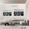 thumbnail image 3 of Elephant Stock New York At Sundown Wall Art - Horizontal Multi Panel Canvas - Living Room Wall Decor - City Multi Panel - Brown And Black Decor - 65" x 42", 3 of 4