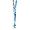 thumbnail image 2 of ID Avenue Lanyards for Women 19" Ribbon Lanyard Id Holder With Key Ring Fashionable Breakaway Lanyard for Doctors Nurses Teachers Students Lanyards for Id Badges (Tie Dye Brights), 2 of 3