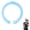 Blue, variant on Neck Cooling Tube, 2X16X18CM Wearable Cooling Ice Neck Ring, Hands Free Reusable Chill Tube for Necks Kids Adults, Leakproof Necks Cooler Wrap Lightweight, for Outdoor Activities