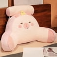 thumbnail image 1 of Cute Capy Reading Pillow Bed Rest Pillow Bed Wedge Backrest with Arms Back Support for Reading, Capybara Back Pillow for Sitting Up in Bed, Latex Bed Rest Pillow with Headrest & Arms, 1 of 5