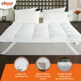 thumbnail image 2 of 230TC Luxurious Down Alternative Mattress Topper - Assorted Sizes - By Cheer Collection, 2 of 5