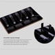 thumbnail image 3 of Cash Register Drawer Insert Tray 5 Banknotes/4 Coin Compartments with Metal Clips, Supermarket Cash, 3 of 5